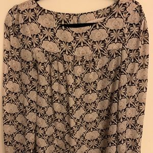 Loft Floral Long Sleeve Blouse